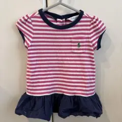 Ralph Lauren ストライプ Tシャツ 9M