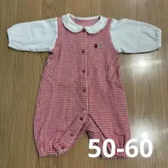 familiar ロンパース　長袖　50-60サイズ