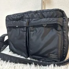 【極美品✨Lサイズ/人気】ポーター　カメラバッグ　ショルダー　黒　ナイロン　男女