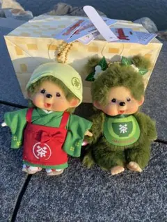 京都嵐山 茶和々 抹茶モンチッチ マスコット 2体セット - メルカリ