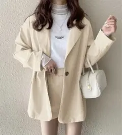 ジャケット×ショーパンセットアップ