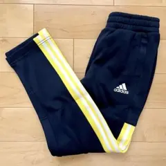 アディダス adidas スウェットパンツ 150cm 紺×黄 ☆新品未使用