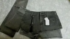 Cryx 新品タグ付き ショーパン レッグウォーマー付き