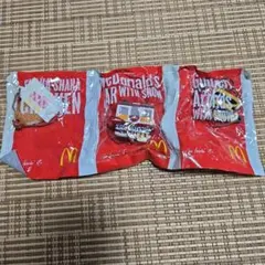 【未開封】マクドナルド フードストラップ 冬限定 雪付き 3種セット