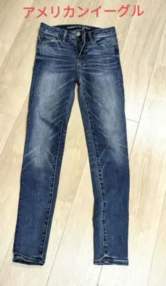 アメリカンイーグル JEGGING スキニー デニムパンツ ダメージ US2