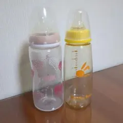 NUK 哺乳瓶 250ml ピンクイラスト付き - メルカリ