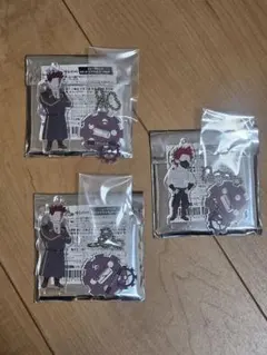 ヒロアカ　ゆるパレット　トレーニングスタンド付きアクリルキーホルダー　三点セット