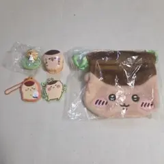 ちいかわ　くりまんじゅうセット おかお巾着　　チョコサプ　はさむんです。ラバマス