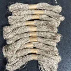 麻糸 ベージュ 30束 手芸用