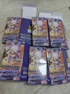 ワンピースカード エッグヘッドクライシス 空箱　6箱セット　BOX