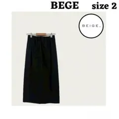 BEIGE, ブラック ドット タイト スカートのサムネイル