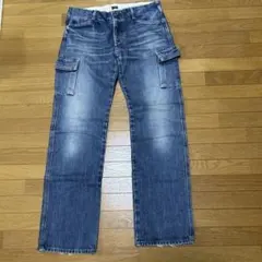 DOMINGO カーゴデニムパンツ ブルー