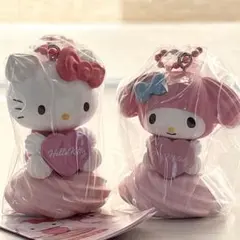 サンリオ ホイップクリームマスコット キティ マイメロ カプセルトイ 2個セット