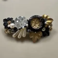 ミハエルネグリン バレッタ ヘアアクセサリー フラワー ビジュー