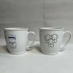 Dick Brunaセーラーと子犬のイラストマグカップ2個セット