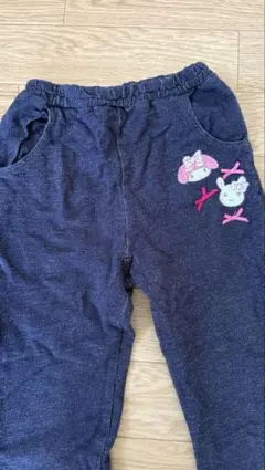 クーラクール　マイメロディコラボ　パンツ　デニム風　110