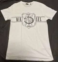 DIESEL ディーゼル　ロゴプリント Tシャツ ホワイト　サイズL