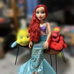 ディズニー オーナメント リトルマーメイド アリエル セバスチャン
