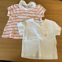 PETIT BATEAU ストライプ柄Tシャツセット 12m 70cm