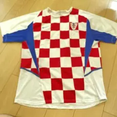 ロット クロアチア代表 イタリア製 ヴィンテージ ユニフォーム LOTTO (ロット) サッカーユニフォーム クロアチア メンズ SIZE L