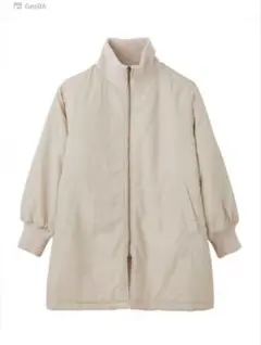 リブタートルフェイクダウンコート