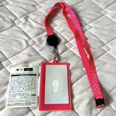 ディズニー　ミニーマウス　ストラップパスケース