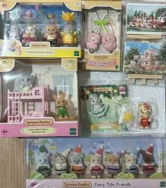 シルバニアファミリー　まとめ売り　さくらんぼ　とんがりぼうしの赤ちゃんたち