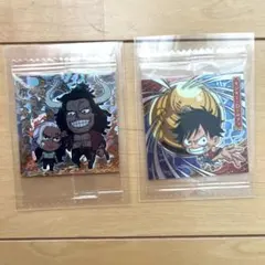 ワンピースウエハースシール7 SEC SR アルベル　カイドウ　ルフィ