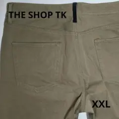 THE SHOP TK ベージュ チノパン XXL ストレッチ