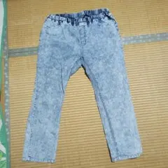 ウエストゴム ライトブルーデニムパンツ