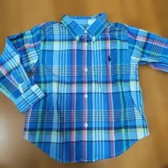 ベビー90ラルフローレンチェックシャツ