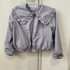 branshes 薄紫色フリル襟ジャケット