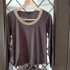 m.f.editorialの長袖カットソー ブラウン M