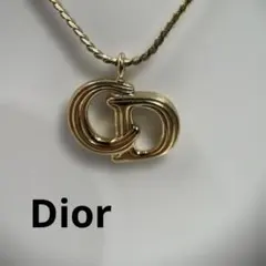 Dior ゴールド ダブルDロゴ ネックレス