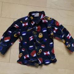 JUNK STORE カラフルシャツ 80 音楽　柄シャツ　長袖　トップス