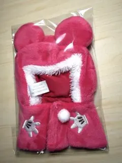 ディズニーストア シークレットポンチョ 赤 レッド