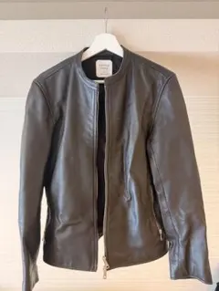 美品 UNITED TOKYO シングルライダース ラムレザー 羊革 サイズ2黒