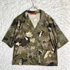 極美品✨ヴィヴィアンタム 22年 ブラウス シティカモフラージュオリーブプリントのサムネイル