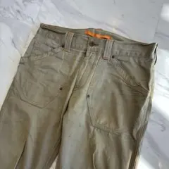 EDWIN ワークパンツ カーキ メンズ L