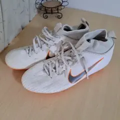 Nike Mercurial サッカーシューズ ホワイト/オレンジ 23.5