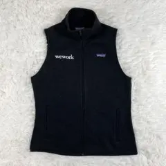 パタゴニア 25886 ベターセーターベスト企業刺繍 wework 黒 ブラック