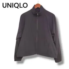UNIQLO ブラックジップアップ ジャケット Mサイズ 美品