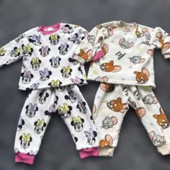 ミニーマウス・トムとジェリー パジャマセット 90センチ