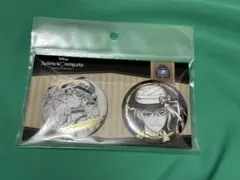 ツイステ AGF アズール オクタ 箔押し缶バッジ