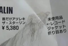 [未使用品 難あり アナログレコード 7インチ]　ザ・スターリン　首だけアツレキ