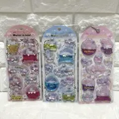 サンリオ ウォーターインシール キティ シナモロール マイメロ 3点セット