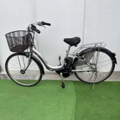 電動アシスト自転車 シティタイプ シルバー - メルカリ