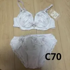 チュチュアンナ ブラジャー ショーツ セット薄ピンク C70