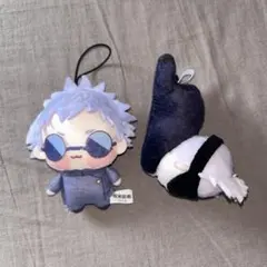 呪術廻戦 ちょぴぬいぷち 五条悟 ぬいぐるみ　五条　キーホルダー
