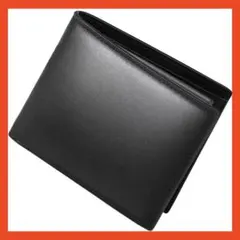 二つ折り財布 メンズ 財布 スキミング防止 ブラック プレゼント 誕生日